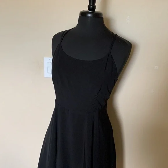 Forever 21 Strappy Black Skater Dress NWT Skater - Picture 3 of 7